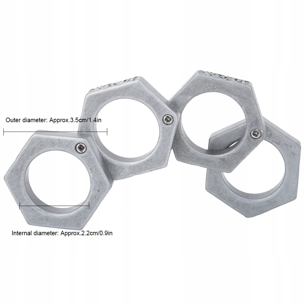 Защитное кольцо сталь кастеты стальное кольцо модель TJ18903-02
