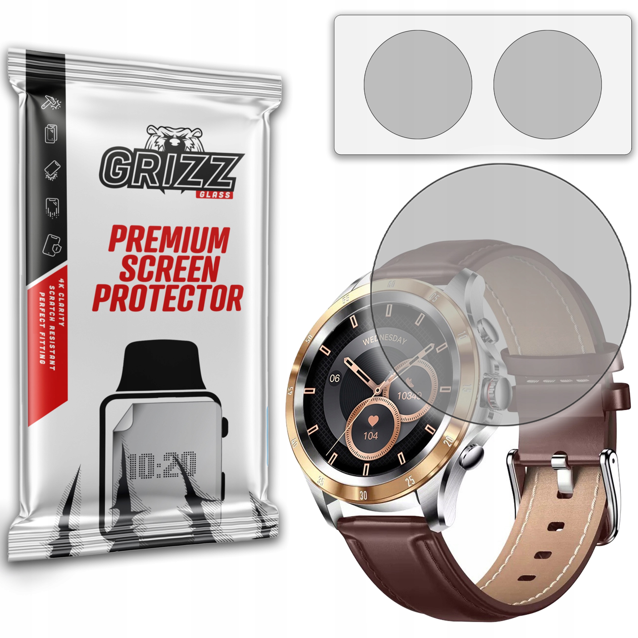 2-PAK Antyodciskowa folia ochronna do Lazird Classic