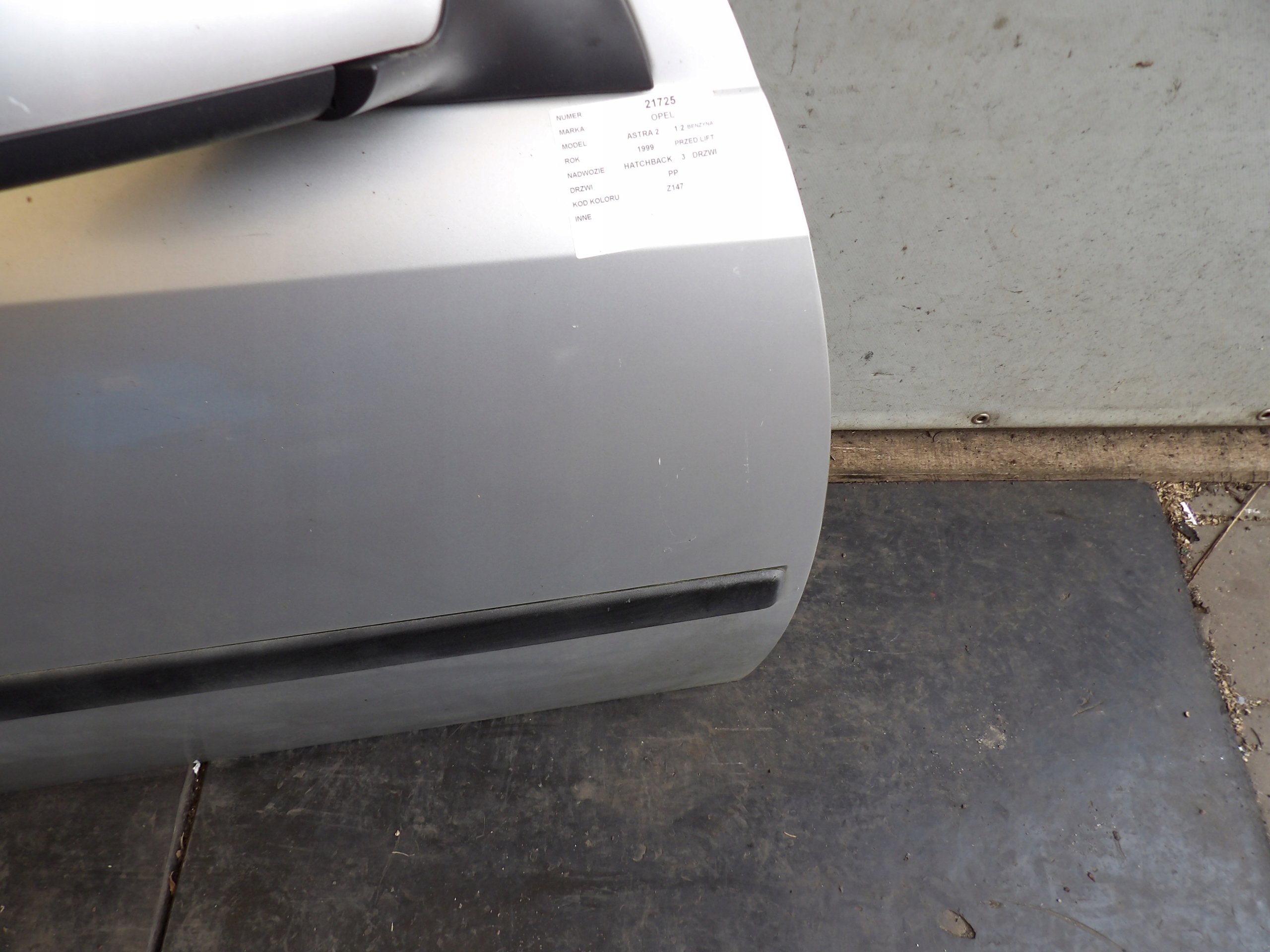 Opel Astra II G door front right lak. Z147