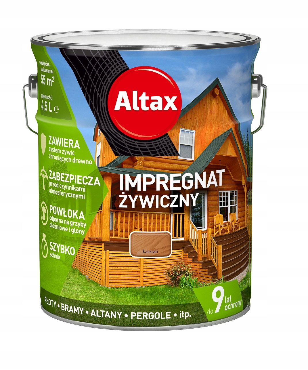 Kasztan 4,5L Impregnat żywiczny Altax