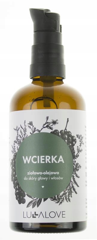 LULLALOVE WCIERKA DO WŁOSÓW OLEJ EKSTRAKT Z ZIÓŁ