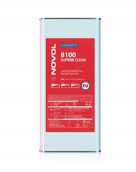 

Novol Superb Clear 8100 Lakier bezbarwny 5L 2,5L