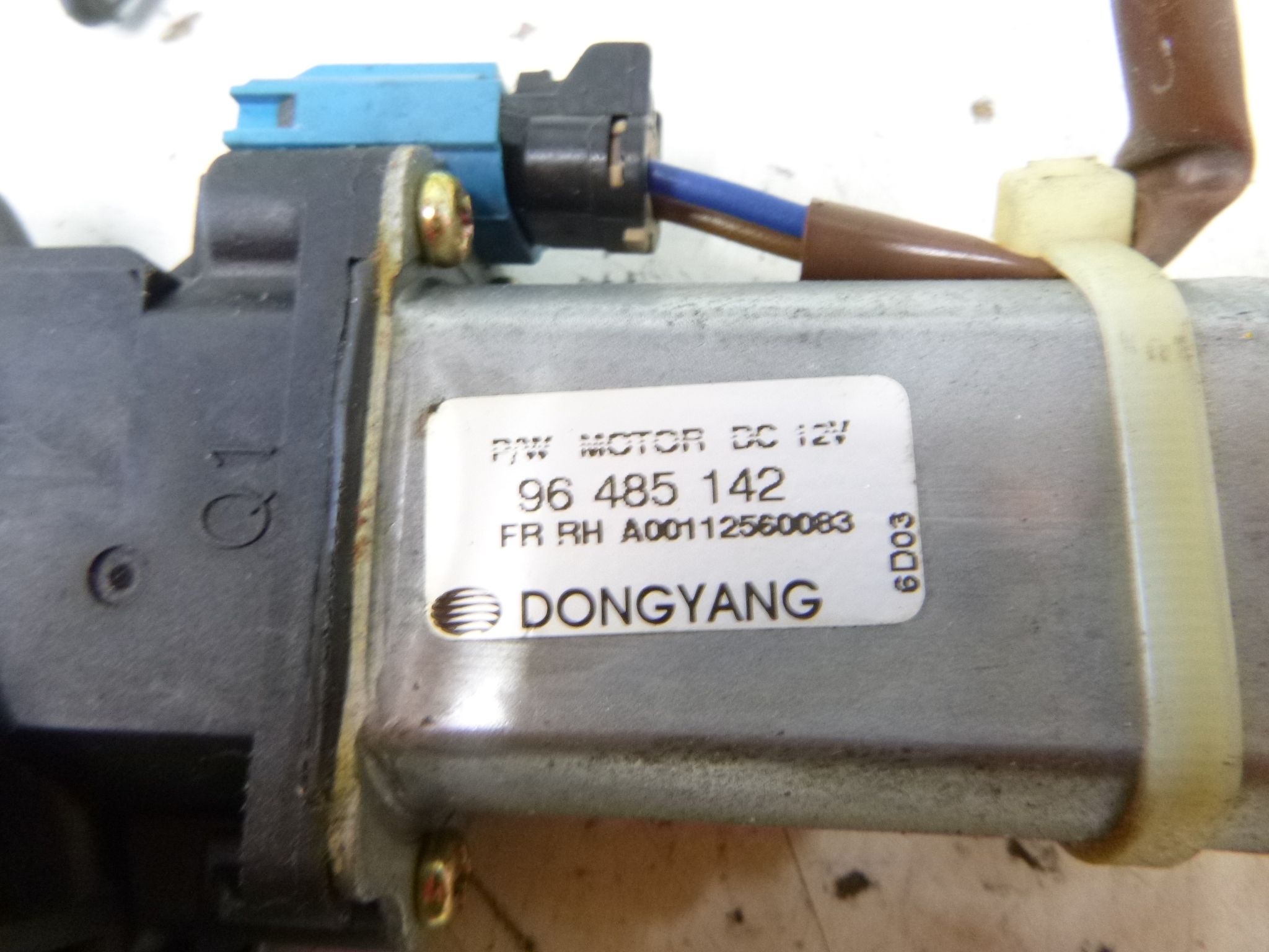 MÉCANISME VITRE AVANT CHEVROLET DAEWOO MATIZ 96485142 2006R.