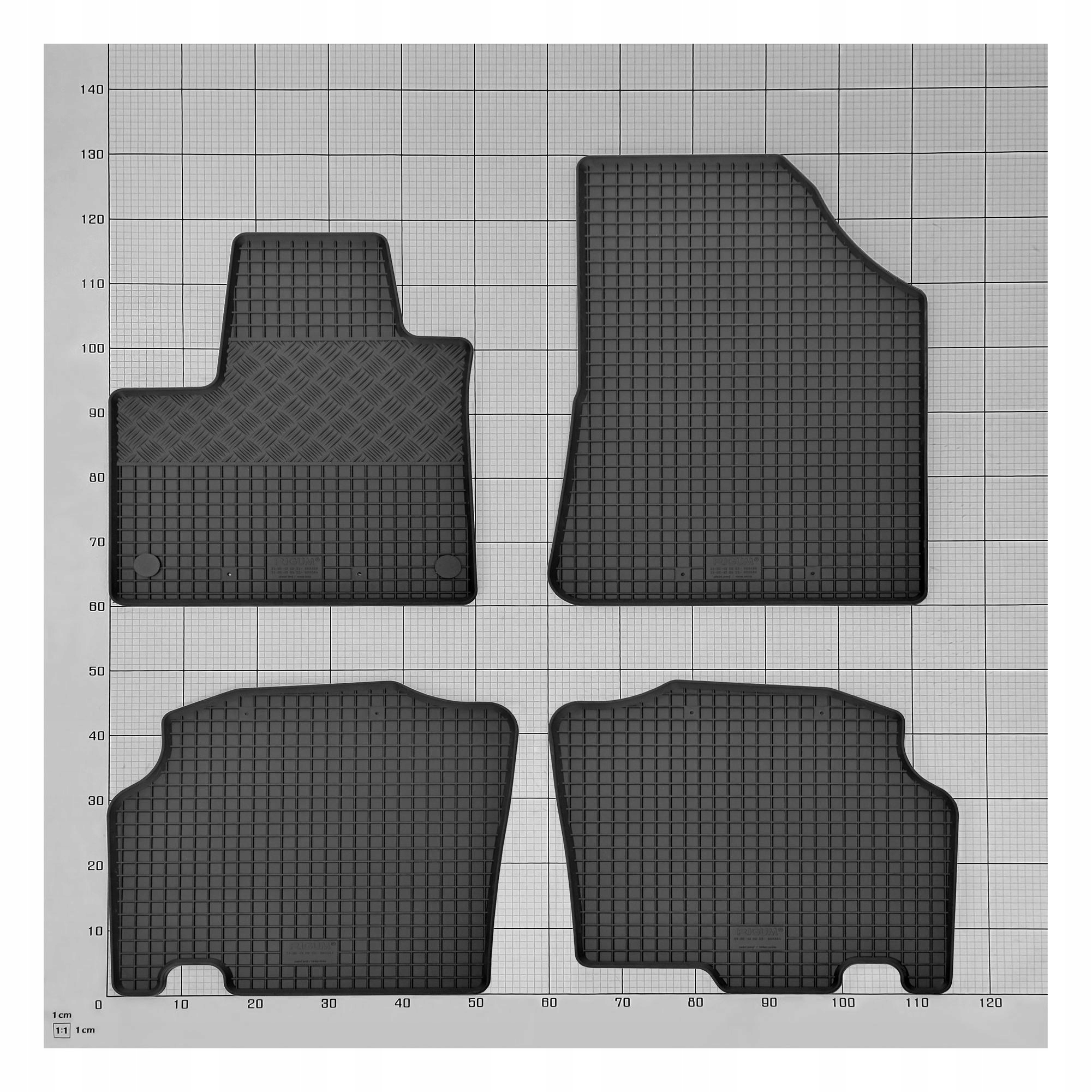 Zestaw dywaników do Mercedes Citan od 2022 | 5 miejsc Producent Rigum