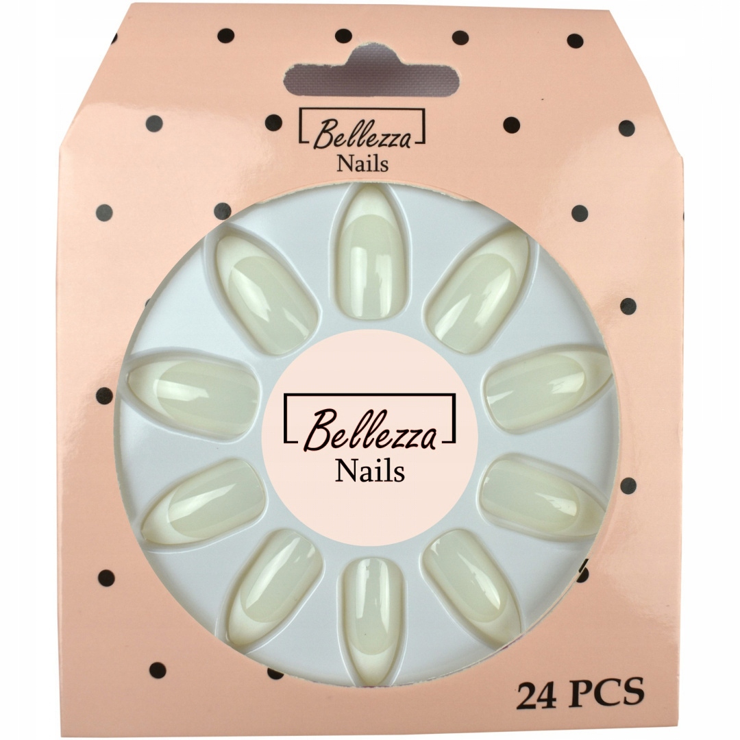 

Tipsy Paznokcie Sztuczne French -24szt. ZF1