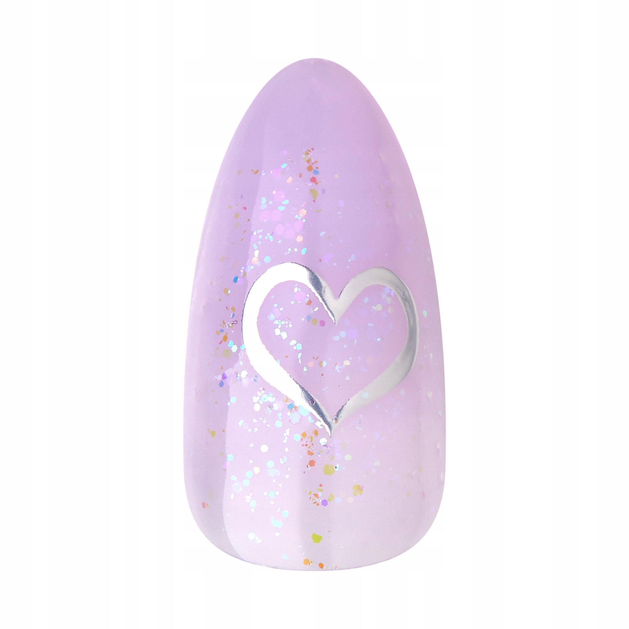 Kiss Umělé nehty na lepidlo Gel Fantasy Jelly, One Day Jelly, Purple, M