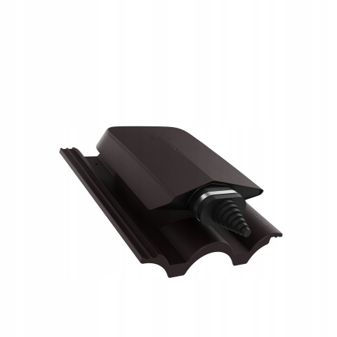 PRZEJŚCIE SOLARNE DACHÓWKA BRASS GRECKA CIEMNY BRĄZ