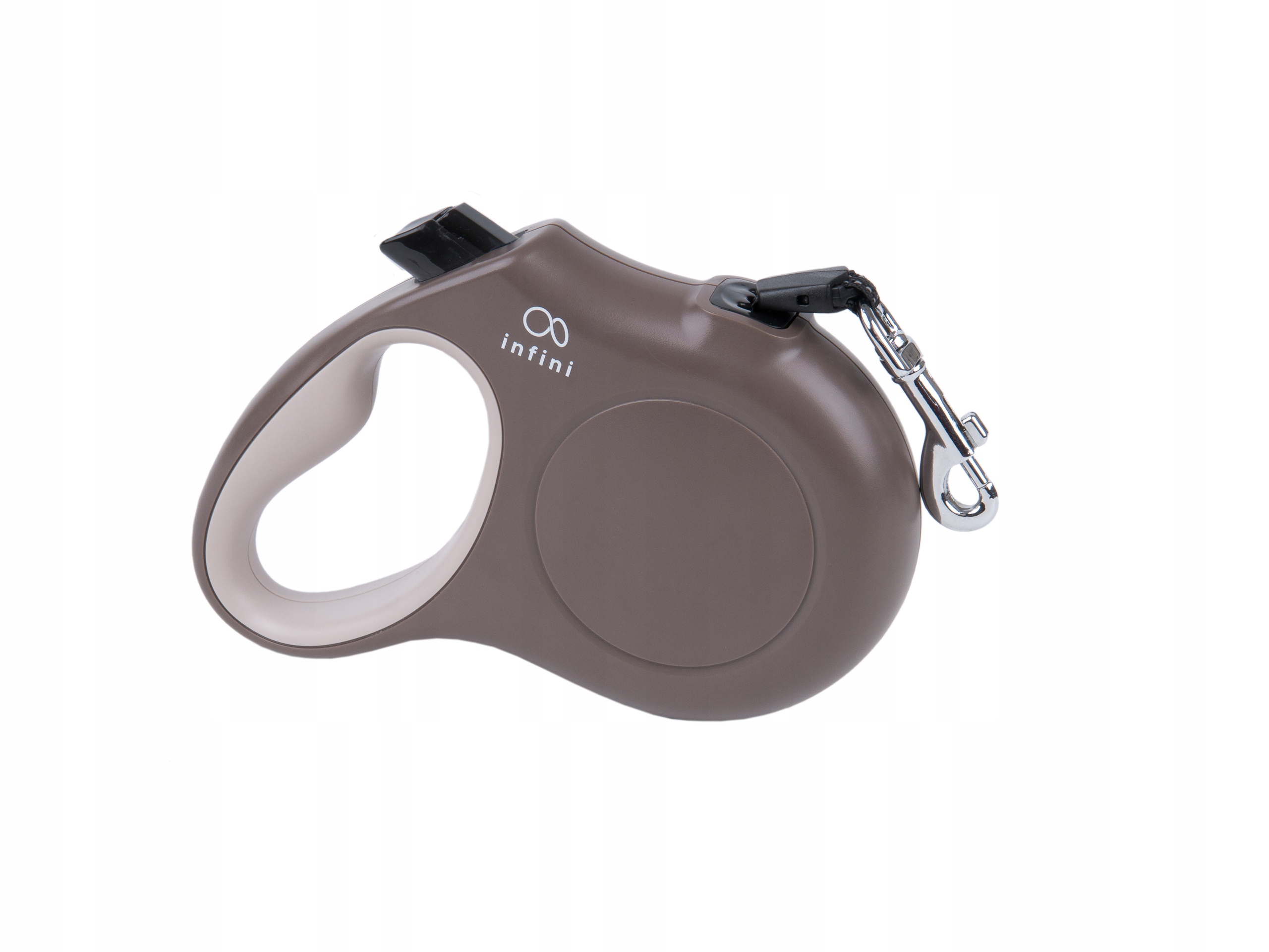 

infini Smycz automatyczna Freedom M 15kg Brązowa