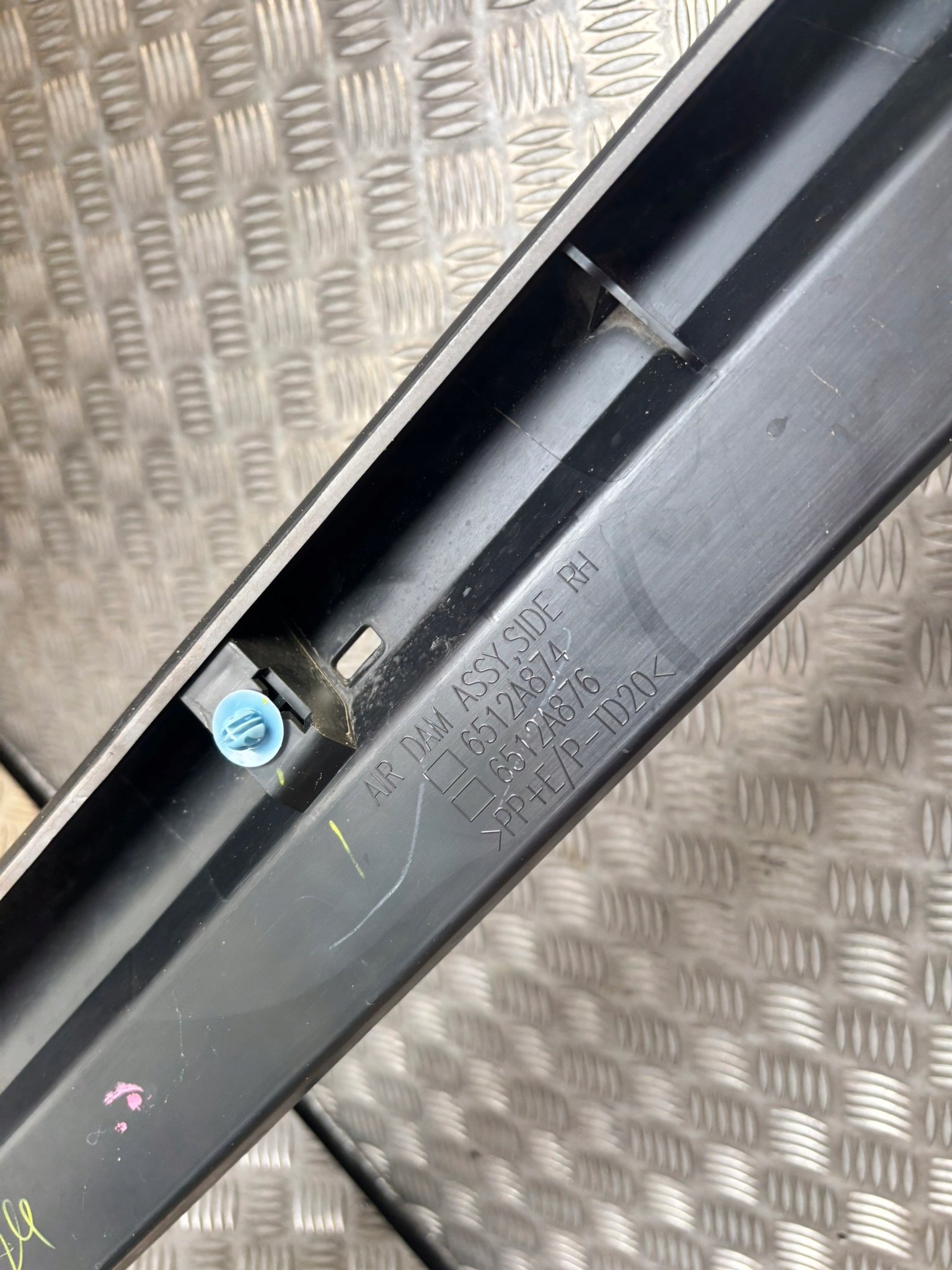 молдинг накладка порога левый mitsubishi Space Star II 2 - 6512A873