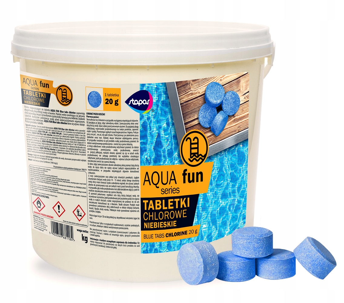 

Chlor Tabletki Multifunkcyjne Blue Stapar 20g 5kg