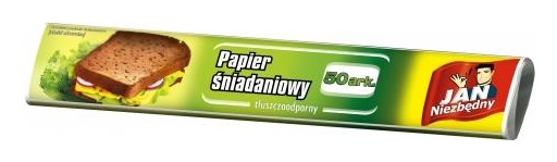 

Papier śniadaniowy 50 arkuszy Grosik Jan Niezbędny