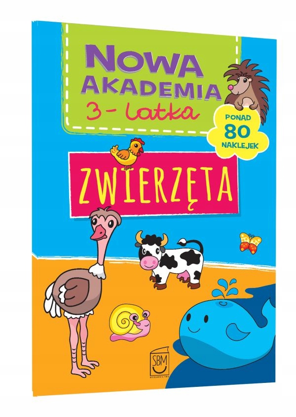 

Nowa Akademia 3-latka Zwierzęta 80 naklejek
