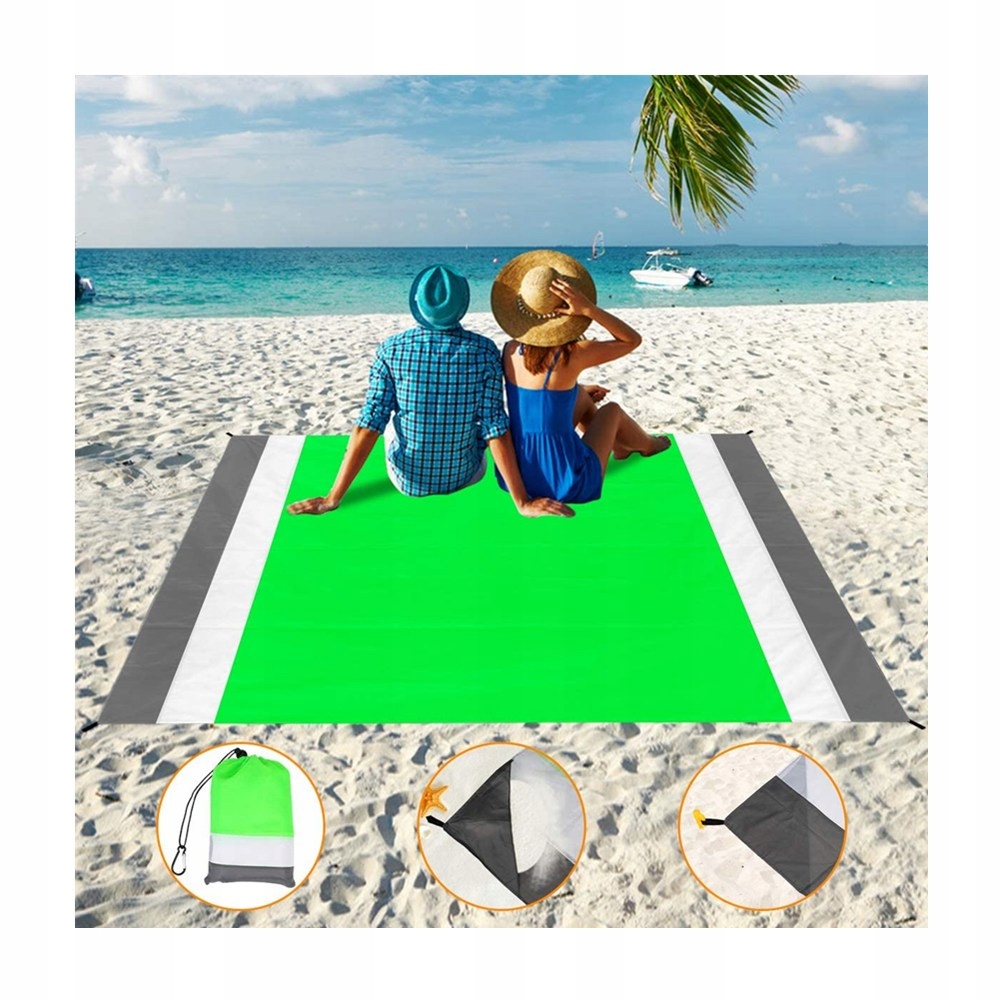 Beach Mat Одеяло на пляже Песок бесплатно 200x210см