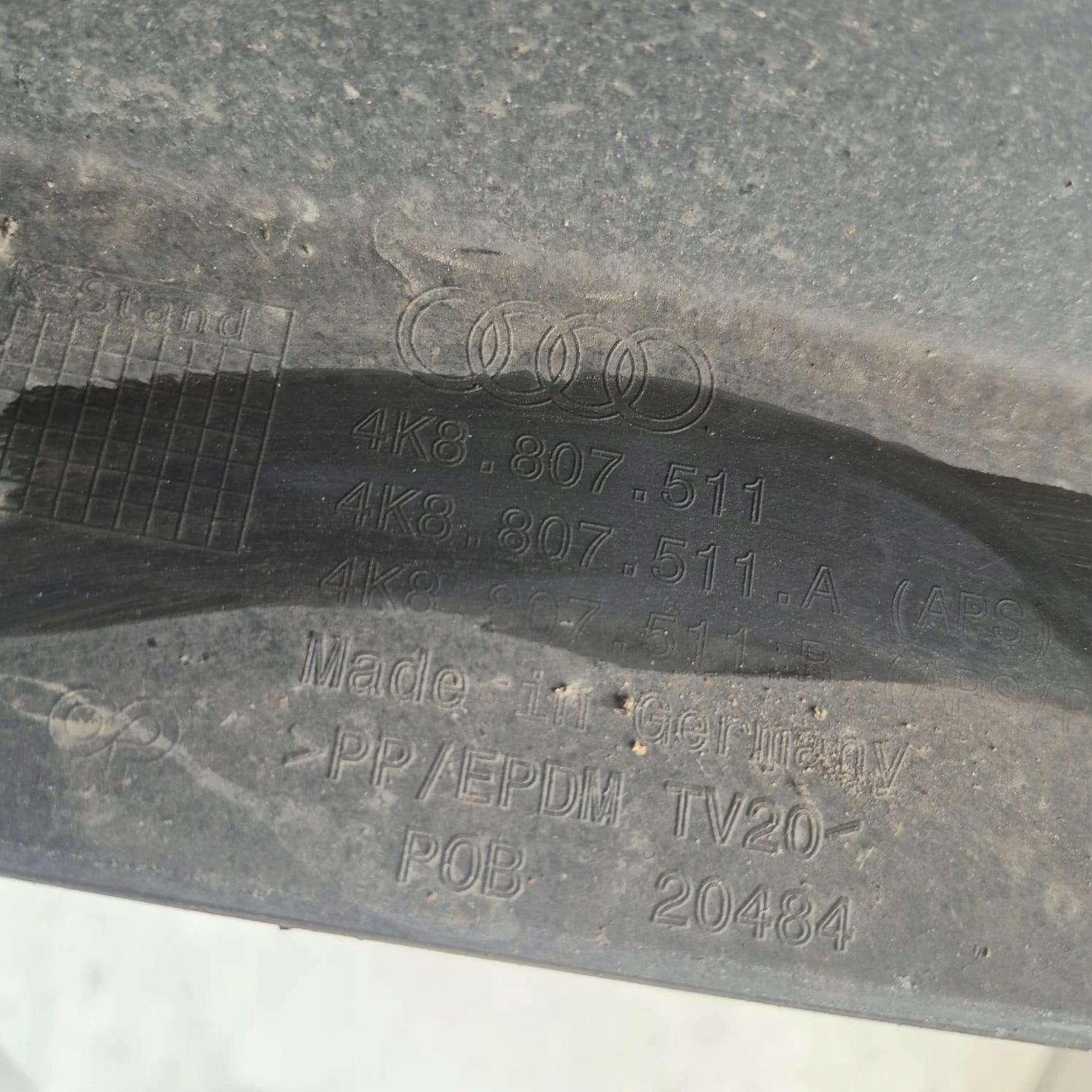 AUDI A7 II 2 C8 4K 18-25 bumper rear part rear PDC