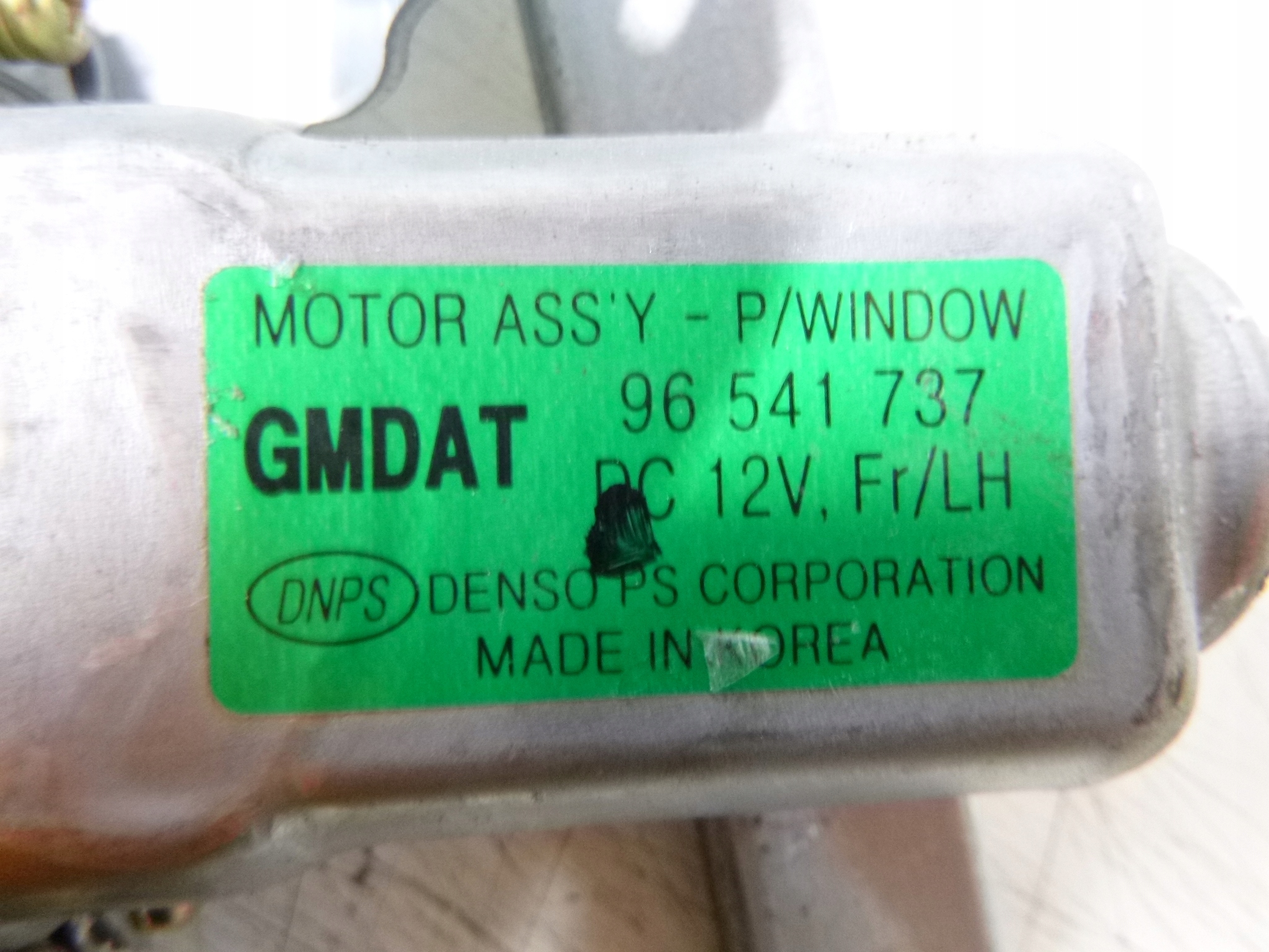 MÉCANISME VITRE AVANT GAUCHE CHEVROLET DAEWOO KALOS 03R.