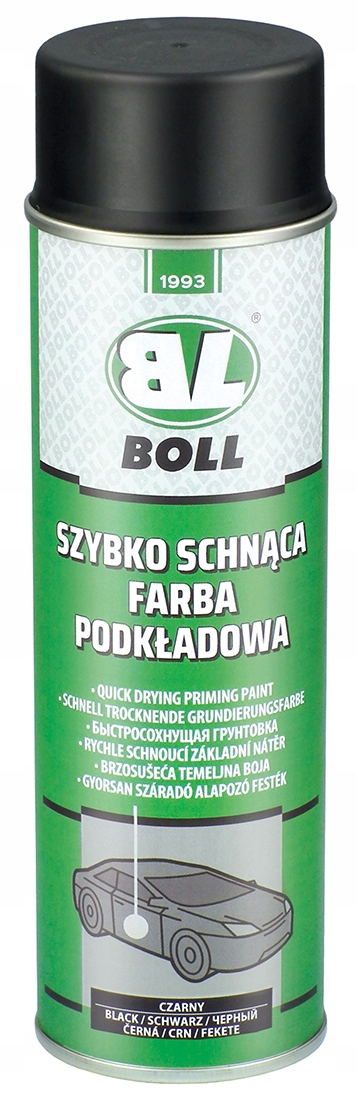 BOLL LAKIER PODKŁADOWY SZYBKO SCHNĄCA FARBA CZARNA