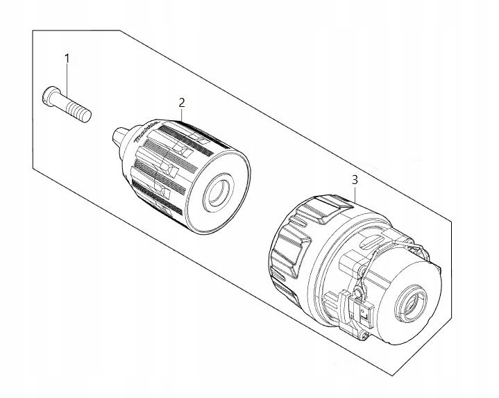 Makita Akumulátorová Vrtací A Šroubováková Převodovka DHP490 Originál 122H72-4