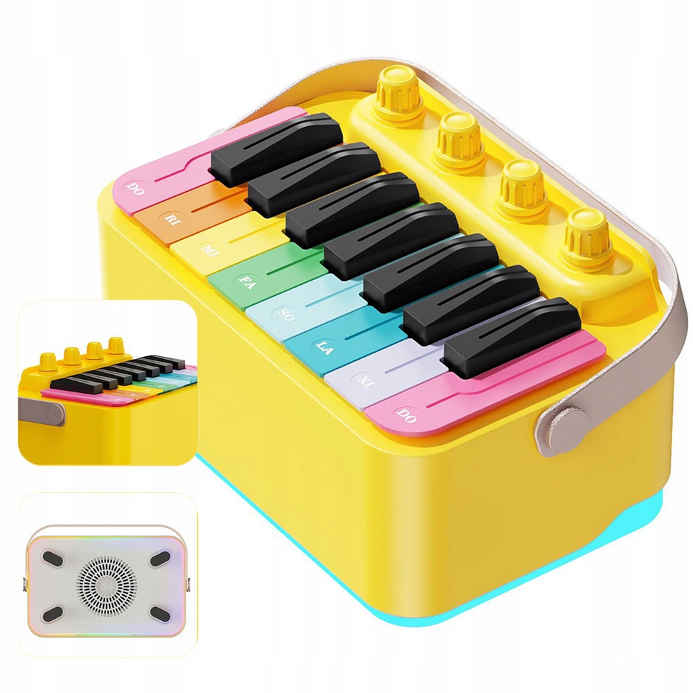 Elektronický přenosný Bt reproduktor pro klavírní nabíjení s Rgb