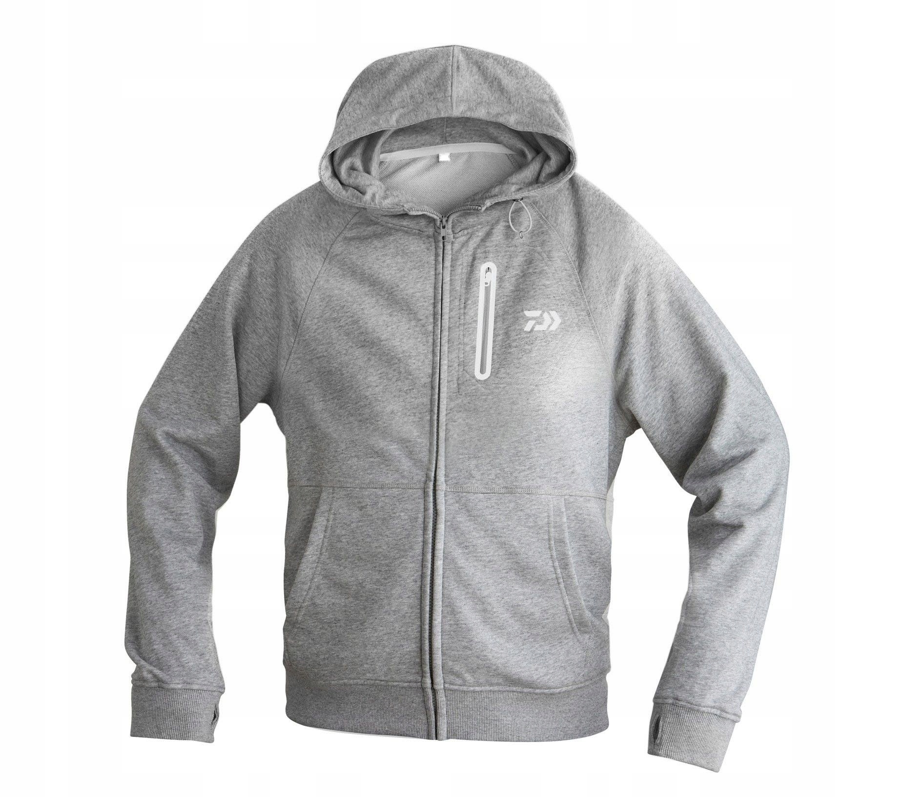 Bluza Daiwa D-Vec Hoodie szara 2XL