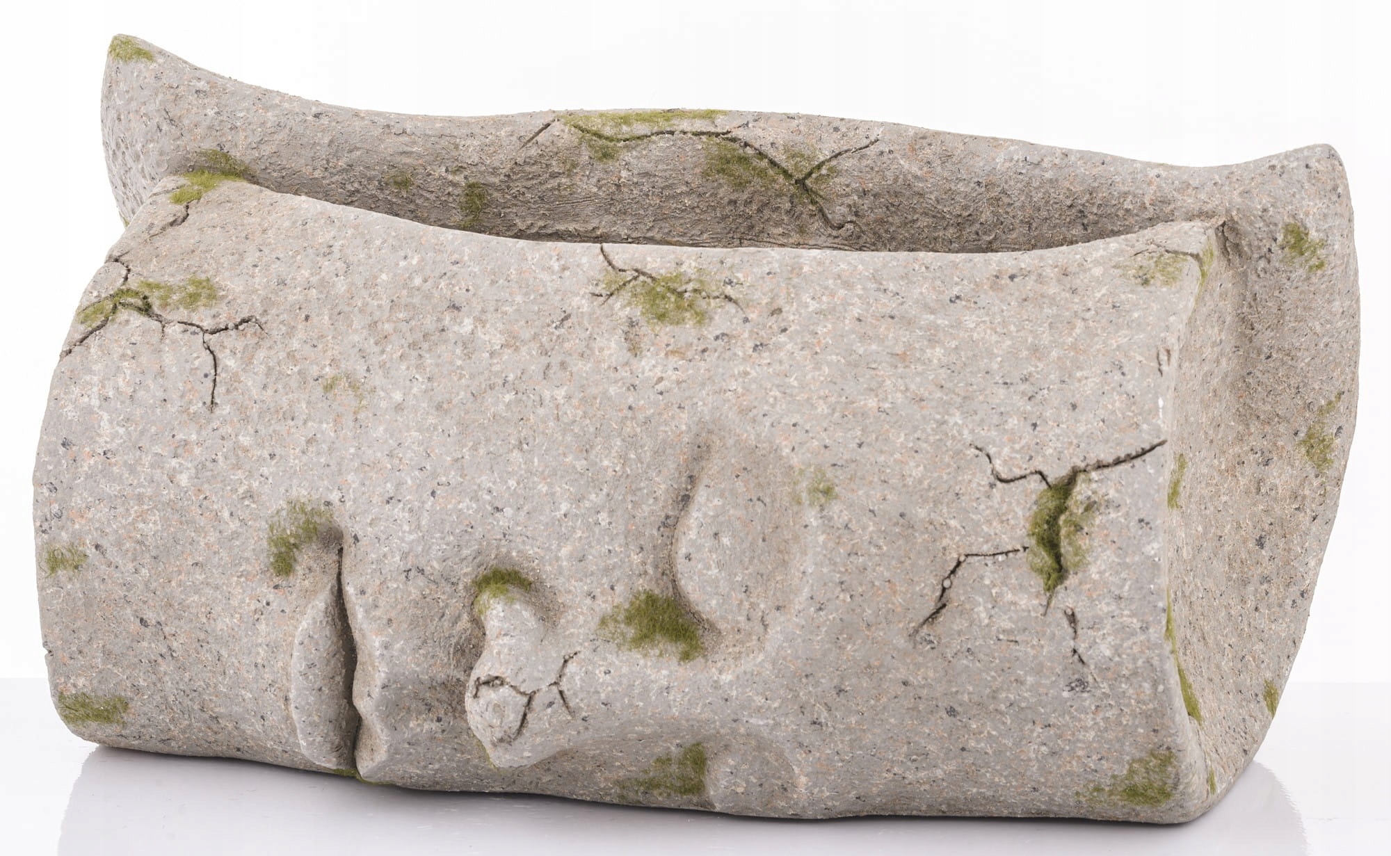 Osłonka twarz betonowa doniczka głowa BOHO LOFT Marka Zielona Fabryka