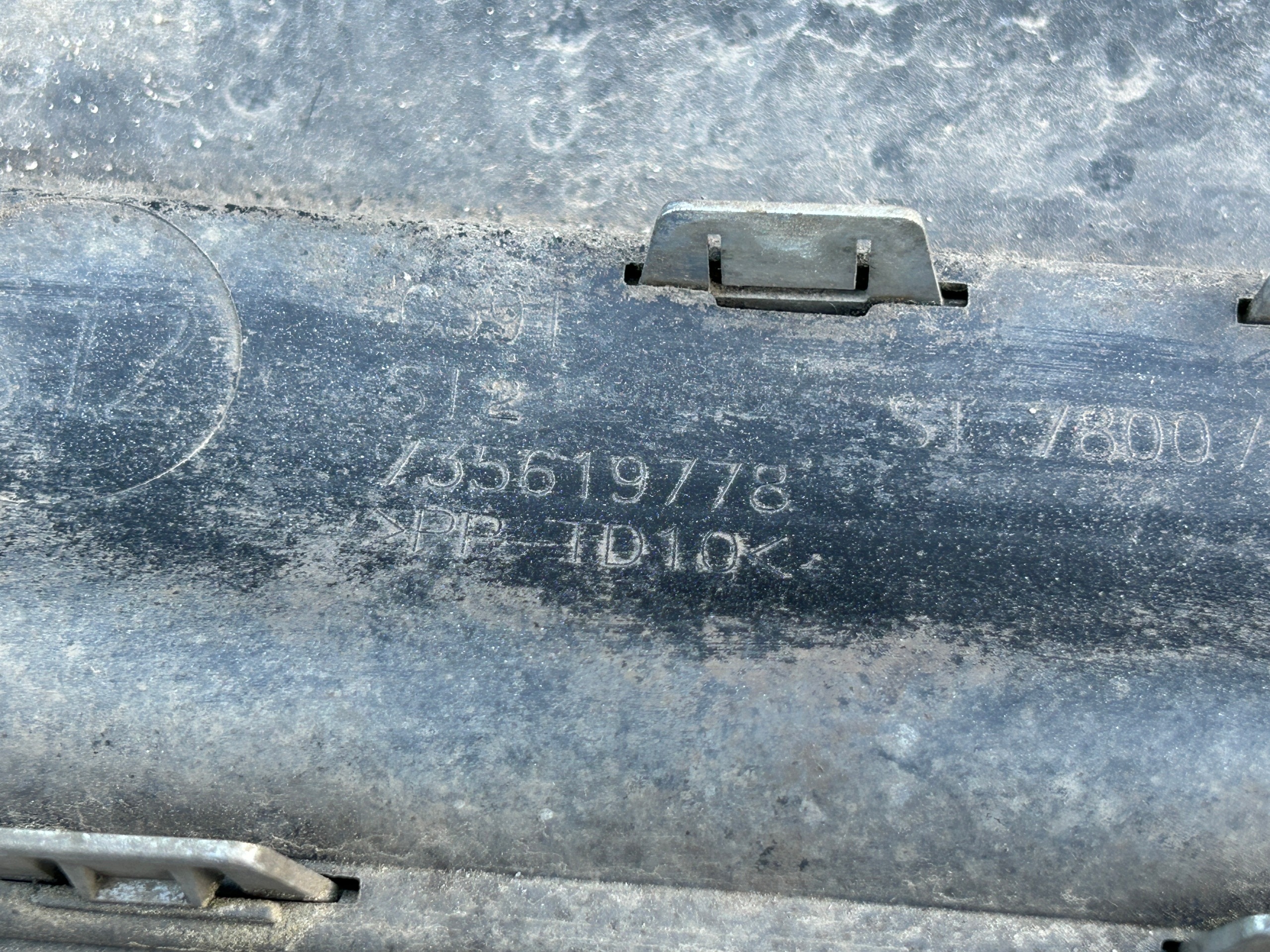 bumper rear part rear FIAT 500 LIFT 15
