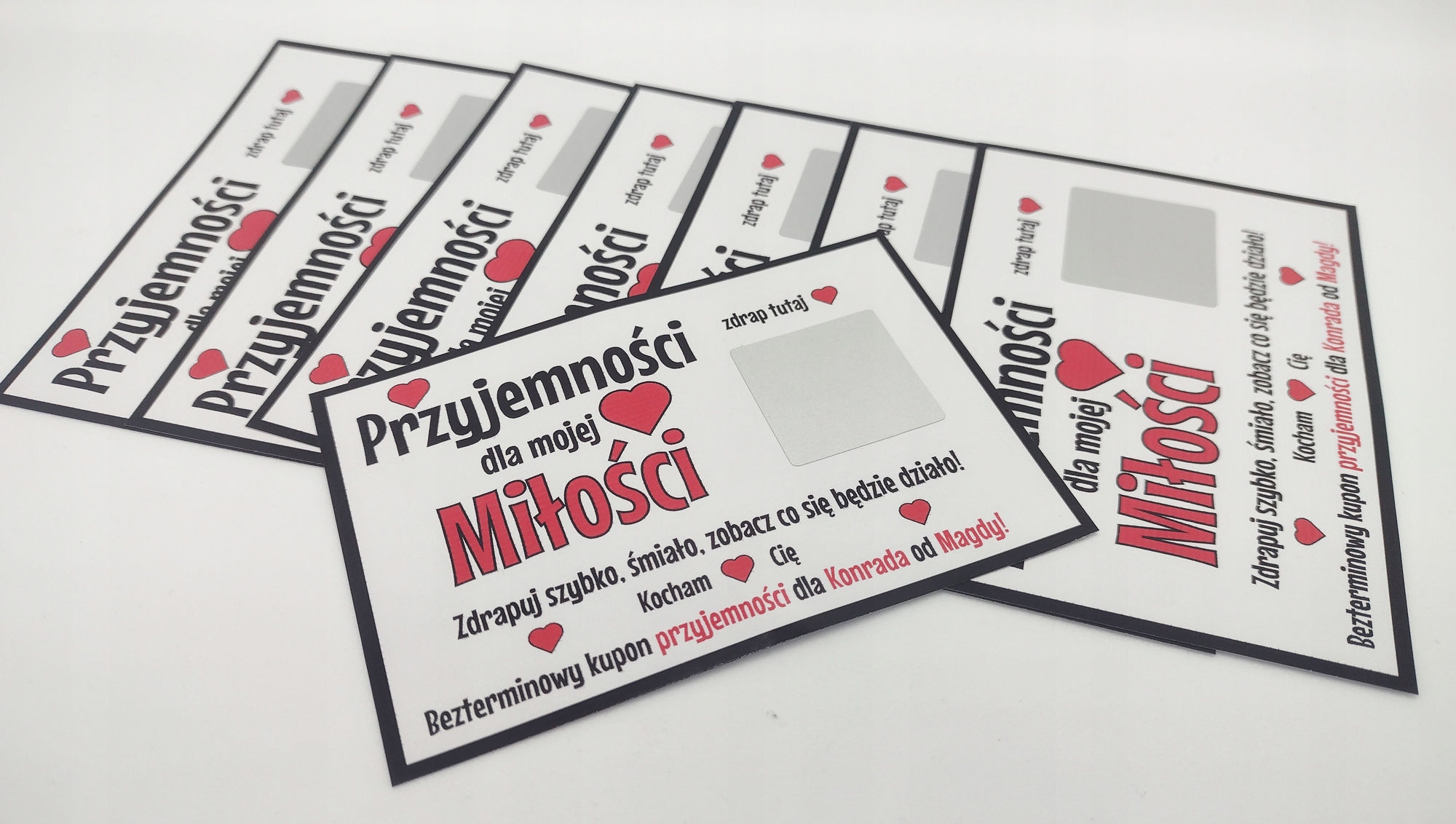 

zdrapka Kupony przyjemności dla Niego Męża