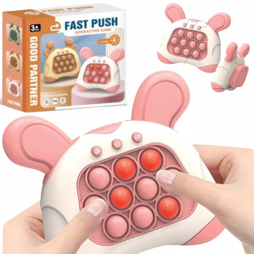 GRA ELEKTRONICZNA ZRĘCZNOŚCIOWA POPIT PUSH REFLEKS Model NO. 201 / 202