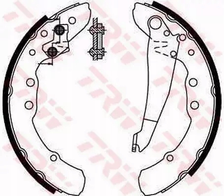 TRW SZCZĘKI HAMULCOWE TYŁ GS8544 Producent części TRW