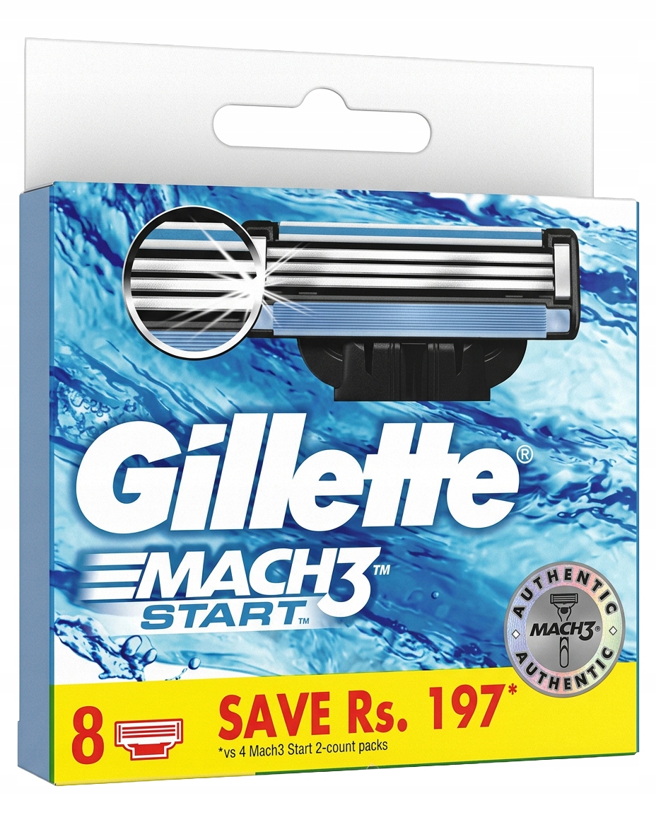 Gillette Mach3 Start Náplně do holicího strojku 8 ks