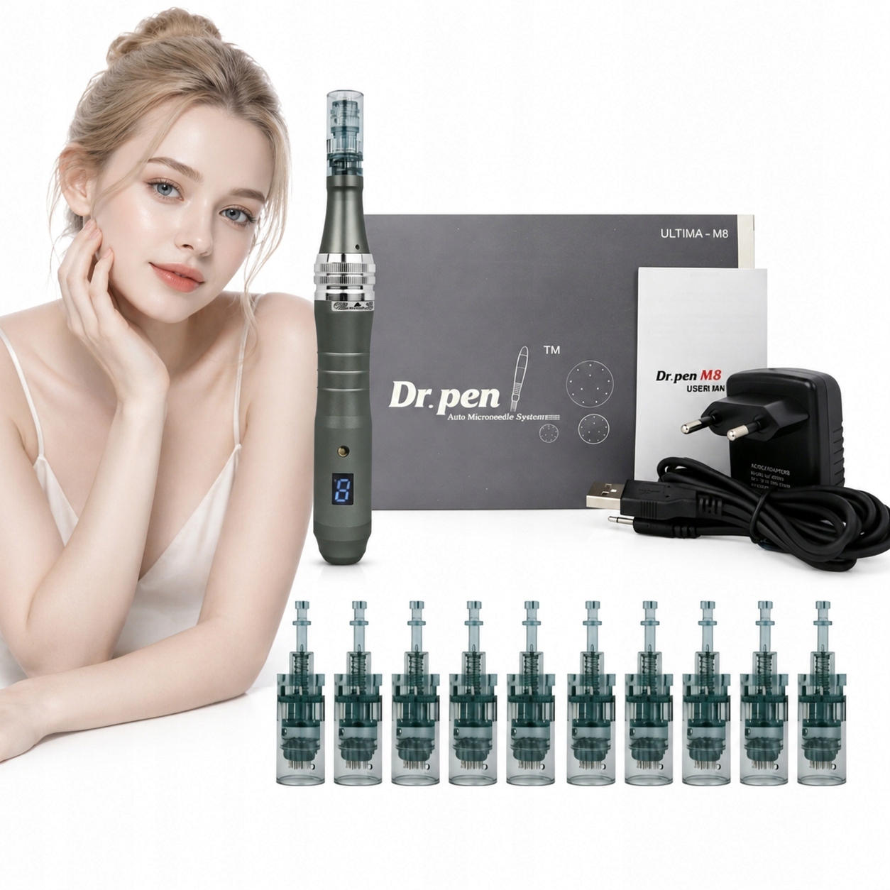 Dr Pen M8-W Dermapen Ultima Bezdrátový 10 kazet Bonus