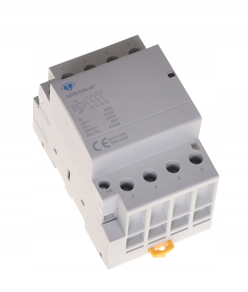 

Stycznik Modułowy 63 230V 63A 3P 4Z 3-FAZ 40A