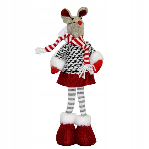 

Materiałowa Mysz Dziewczynka 31CM Ozdoba