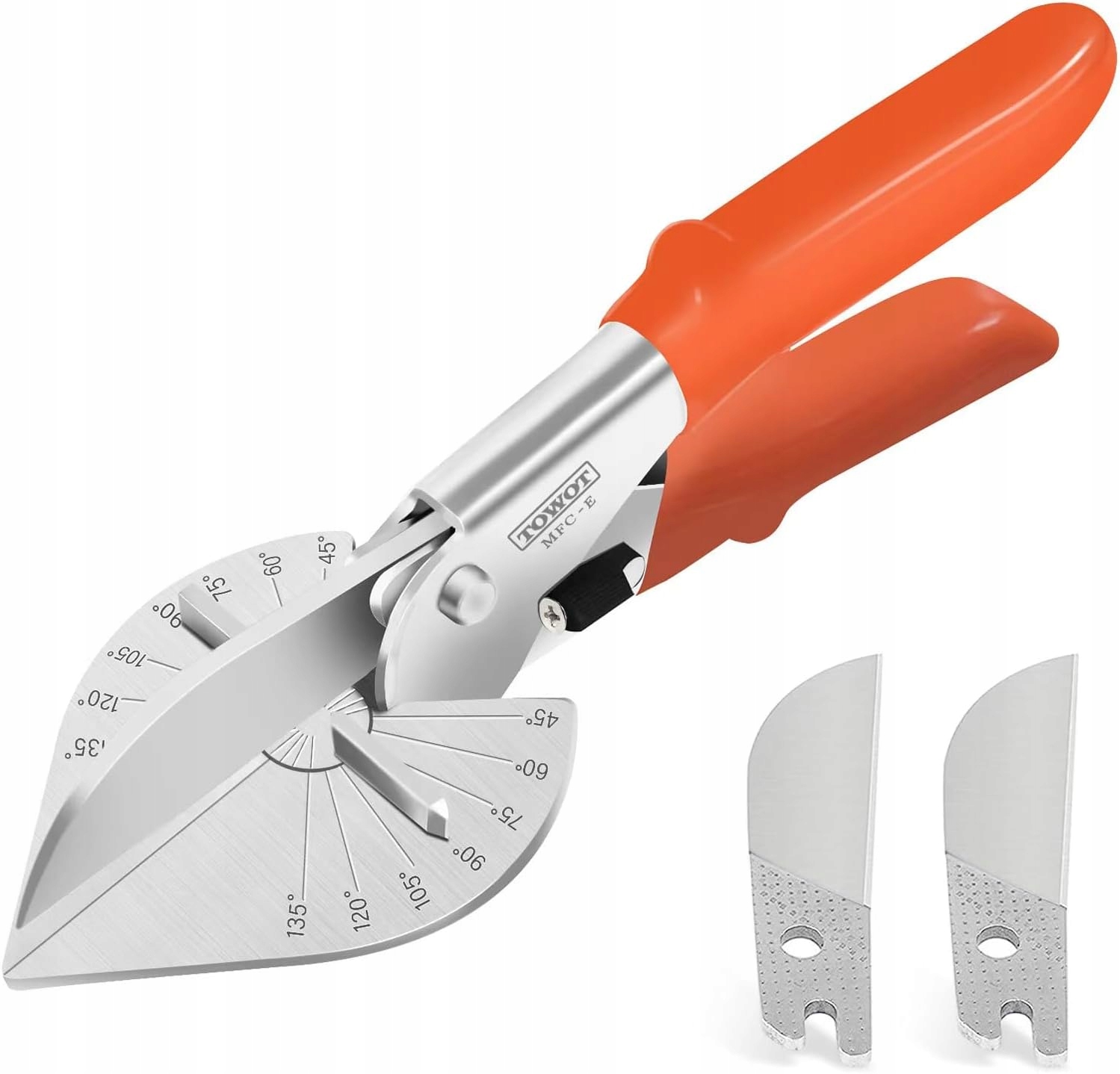 Úhlové nůžky na Pvc lišty Towot Mfc-e 45-135° Cutter Miter +2 Čepele