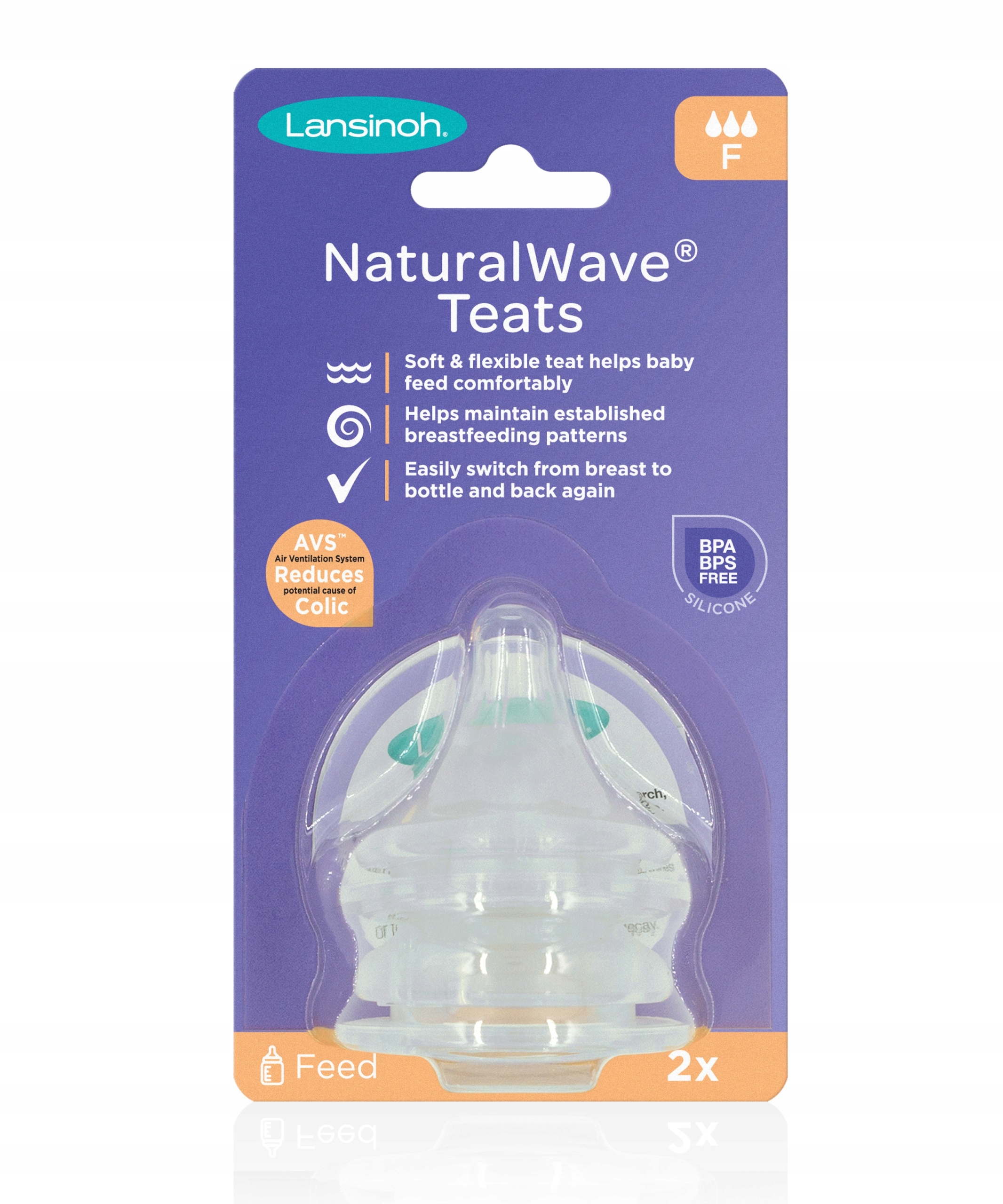 

Lansinoh Smoczki Natural Wave szybki przepływ (f)