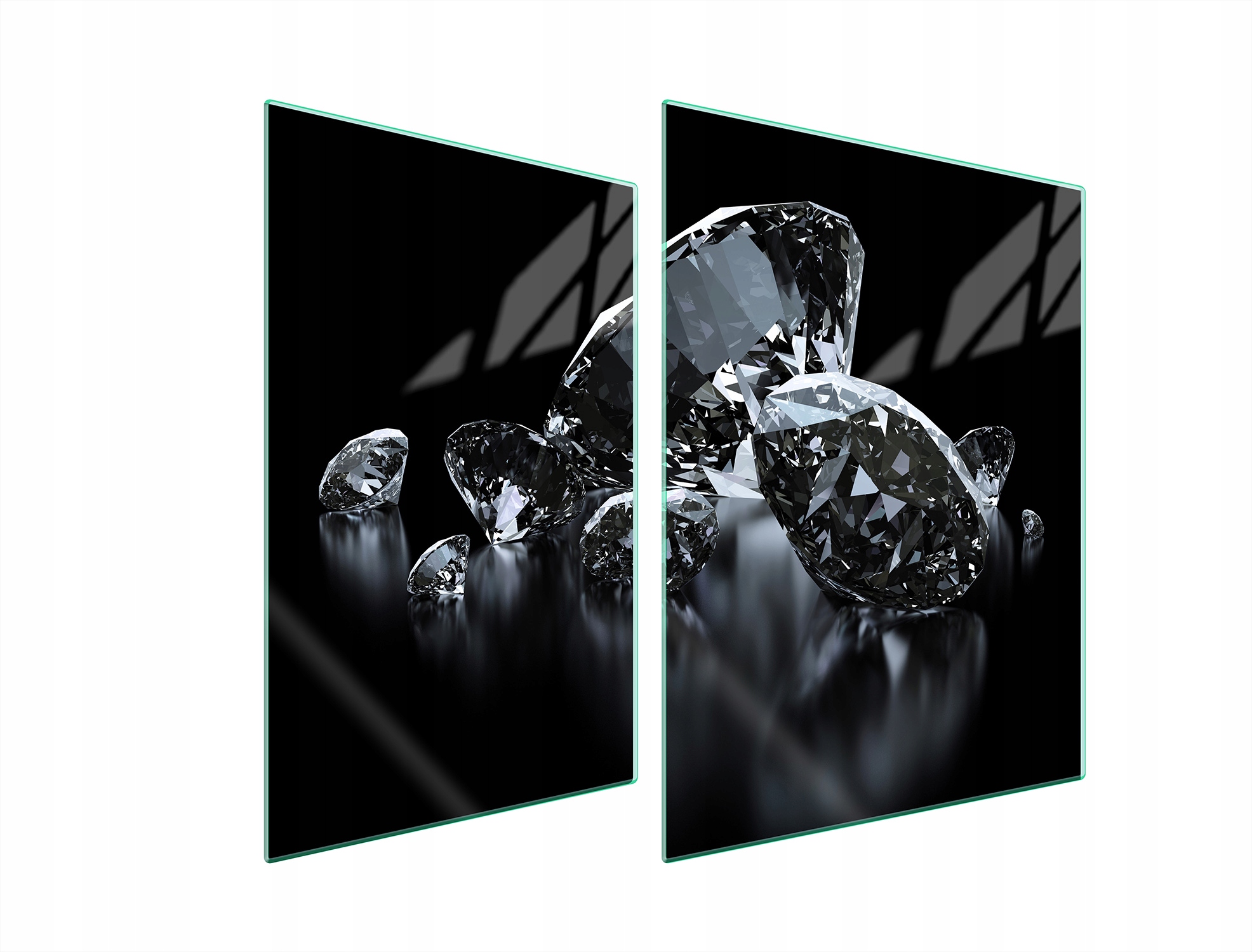 Skleněná ochranná deska na sporák 70x52 Diamant Tvrzené sklo 7v1