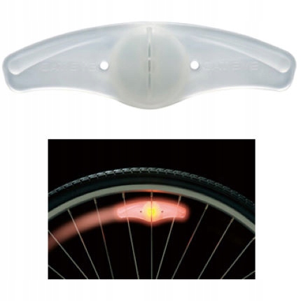 Lampka na szprychy CatEye ORBIT SL-LD120 pomarańcz