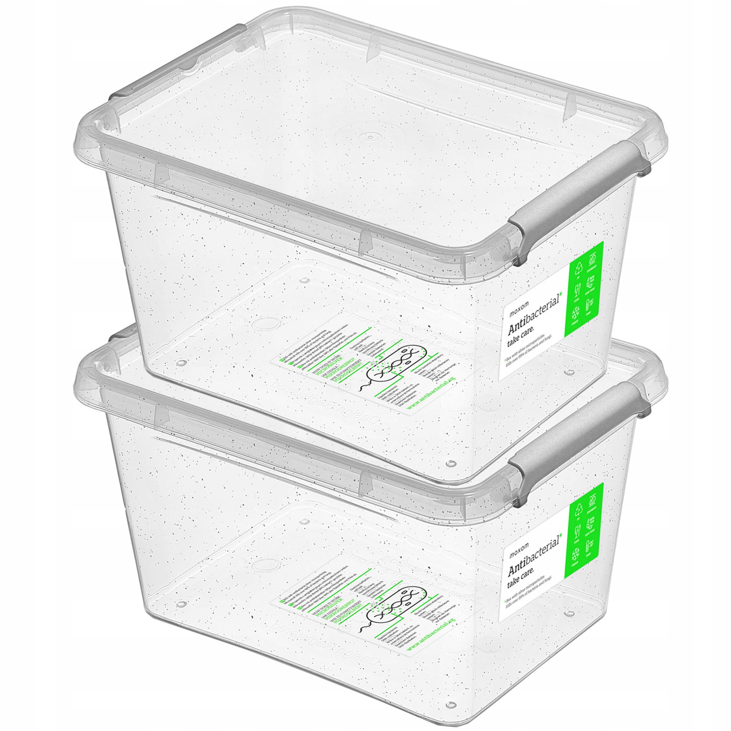 

Pojemniki Na Żywność Leki Antybakteryjne 2szt 2L