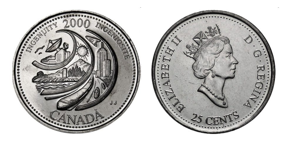 Kanada 25 c Ingenuity 2000