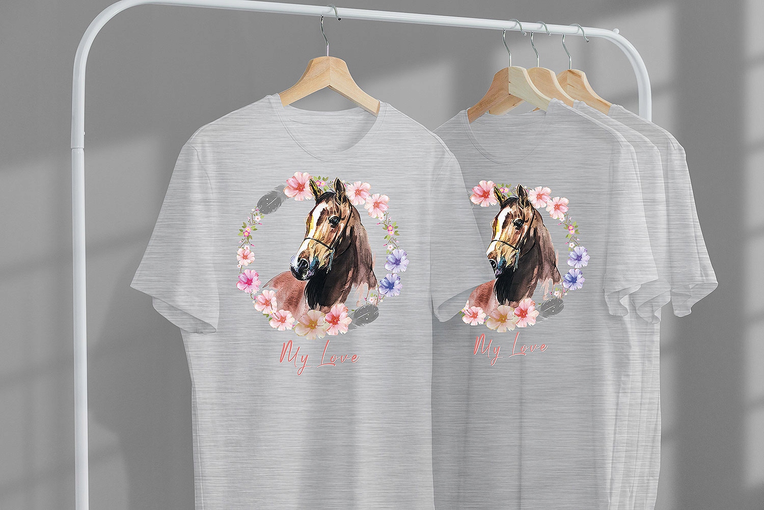 T-SHIRT KOSZULKA DLA DZIECKA KONIE 116 SUPER JAKOŚĆ Rozmiar XS