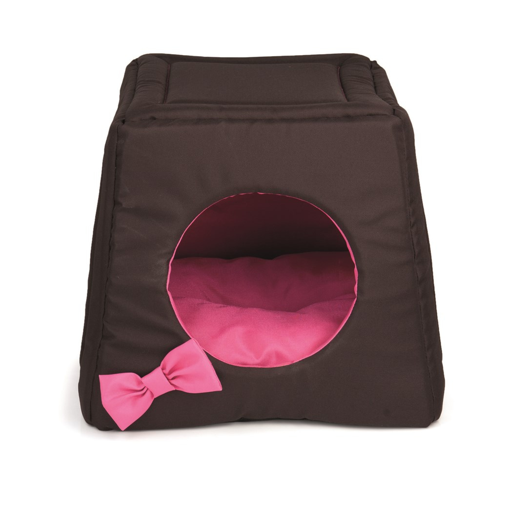 Comfy Budka Lola Trio 43X43X39 Bronz/růžová
