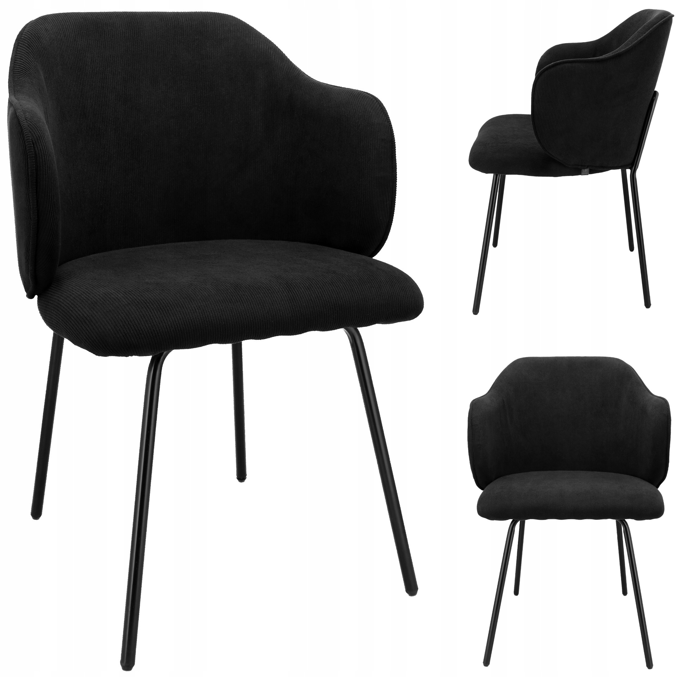 Čalúnená stolička Dalia z velúru do obývacej izby JUMIhome