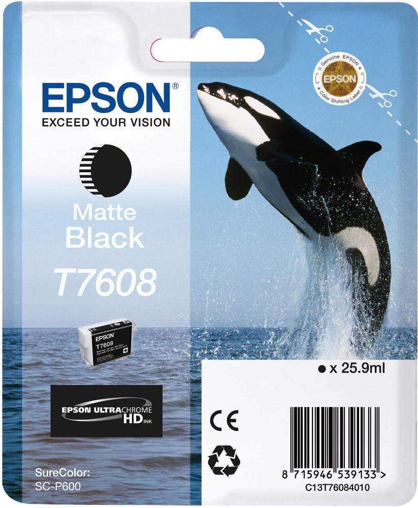 Tusz Epson T7608 C13T76084010 czarny (black)