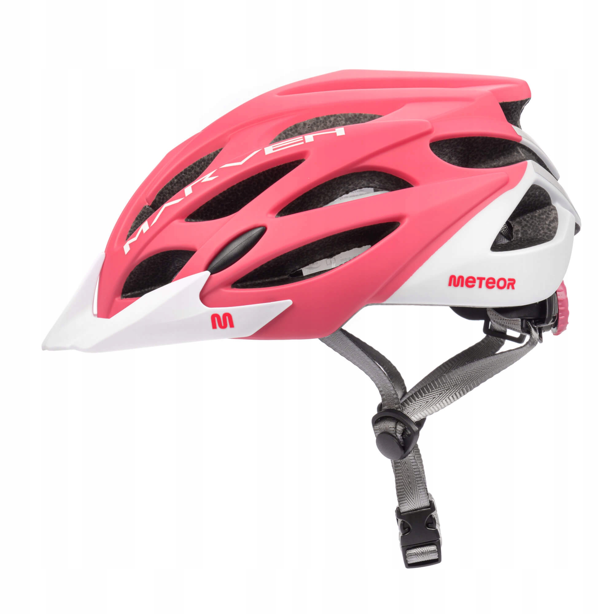 Kask Rowerowy Regulowany Meteor Marven M 55-58cm siatka otwory wentylacyjne