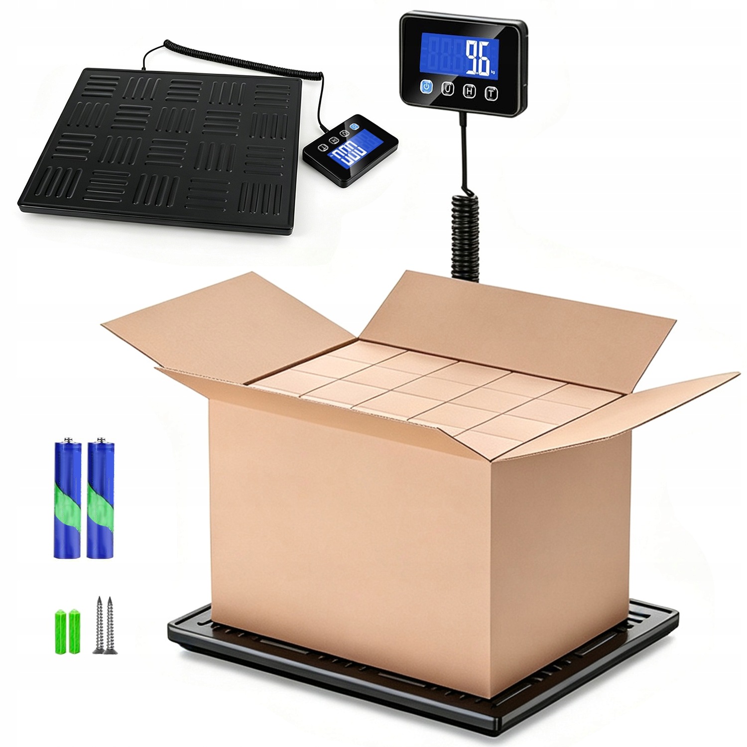 Elektronická Digitální Váha, Funkce Hold A Tare, Vysoká Přesnost 300 Kg LCD