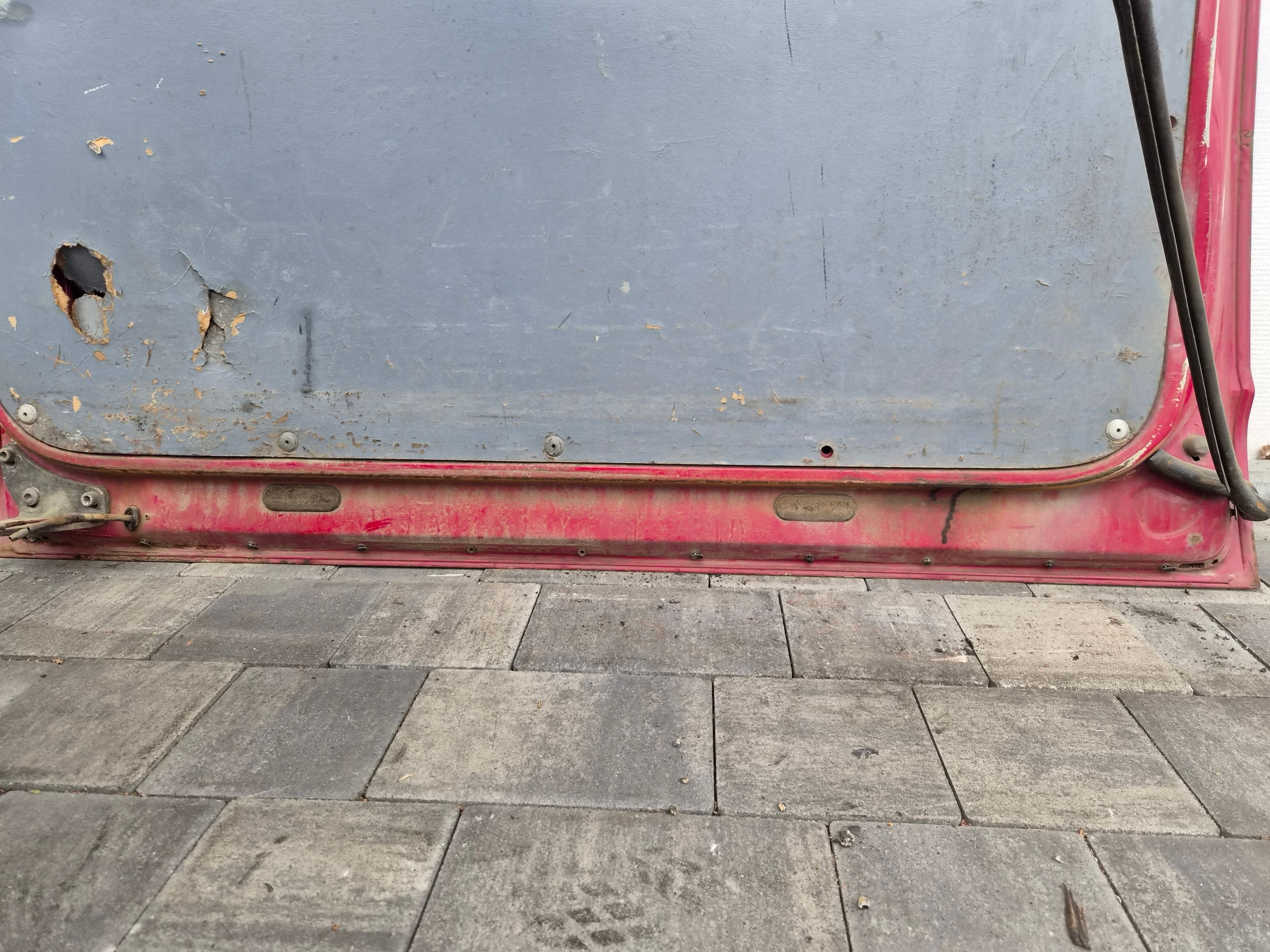 VW T5 T5 LIFT T6 door sliding right red