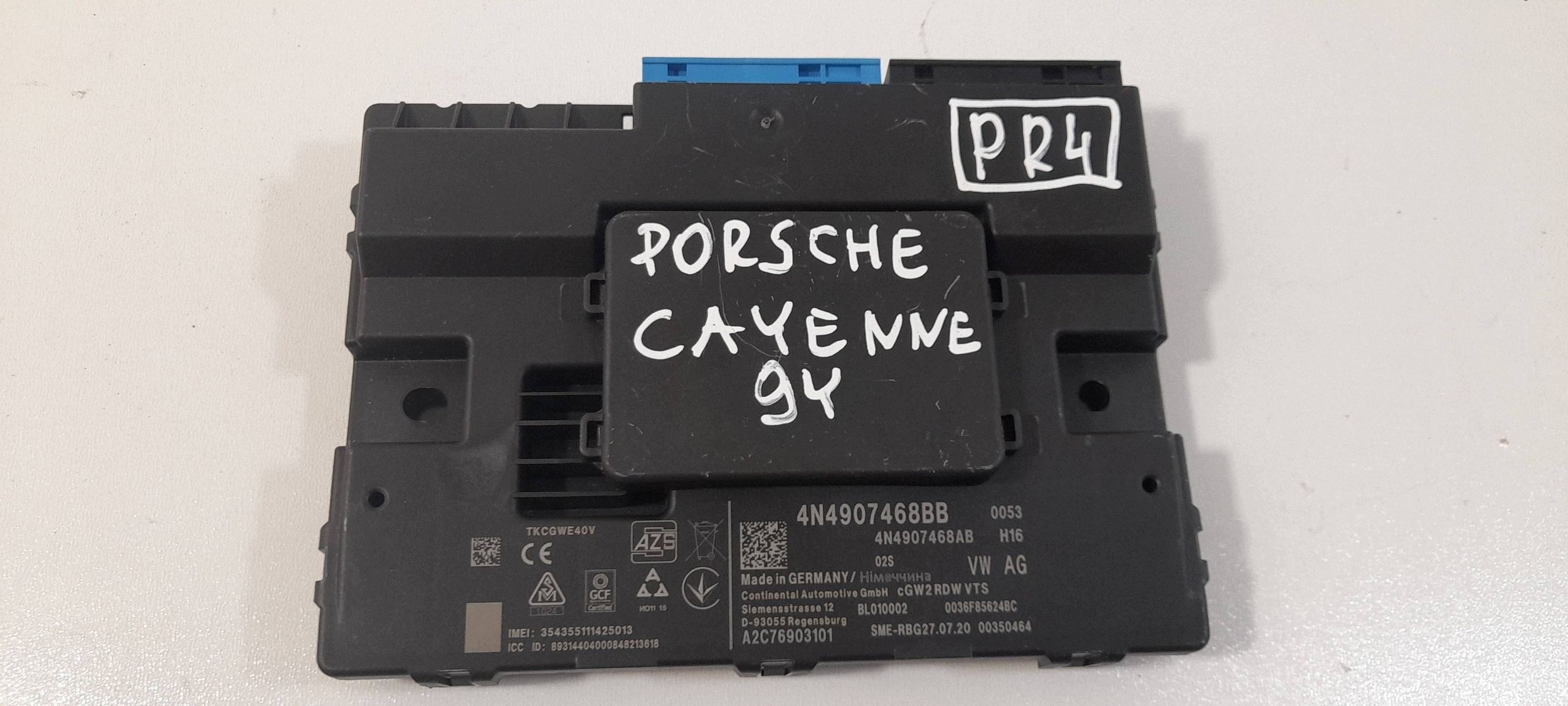 Porsche Cayenne 9Y0 9Y3 control unit Gateway 4N4907468BB (PR4)