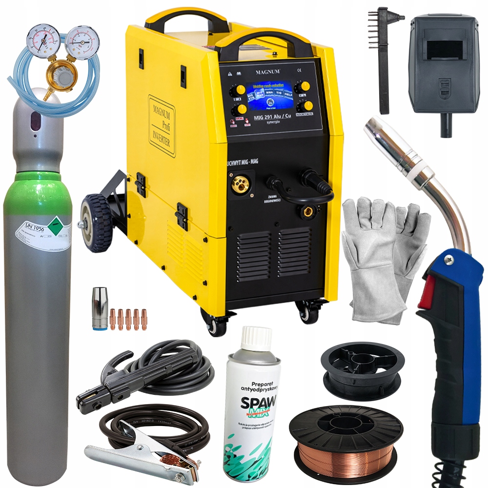 Зварювальний апарат Migomat Magnum mig 280 Alu Son Kit