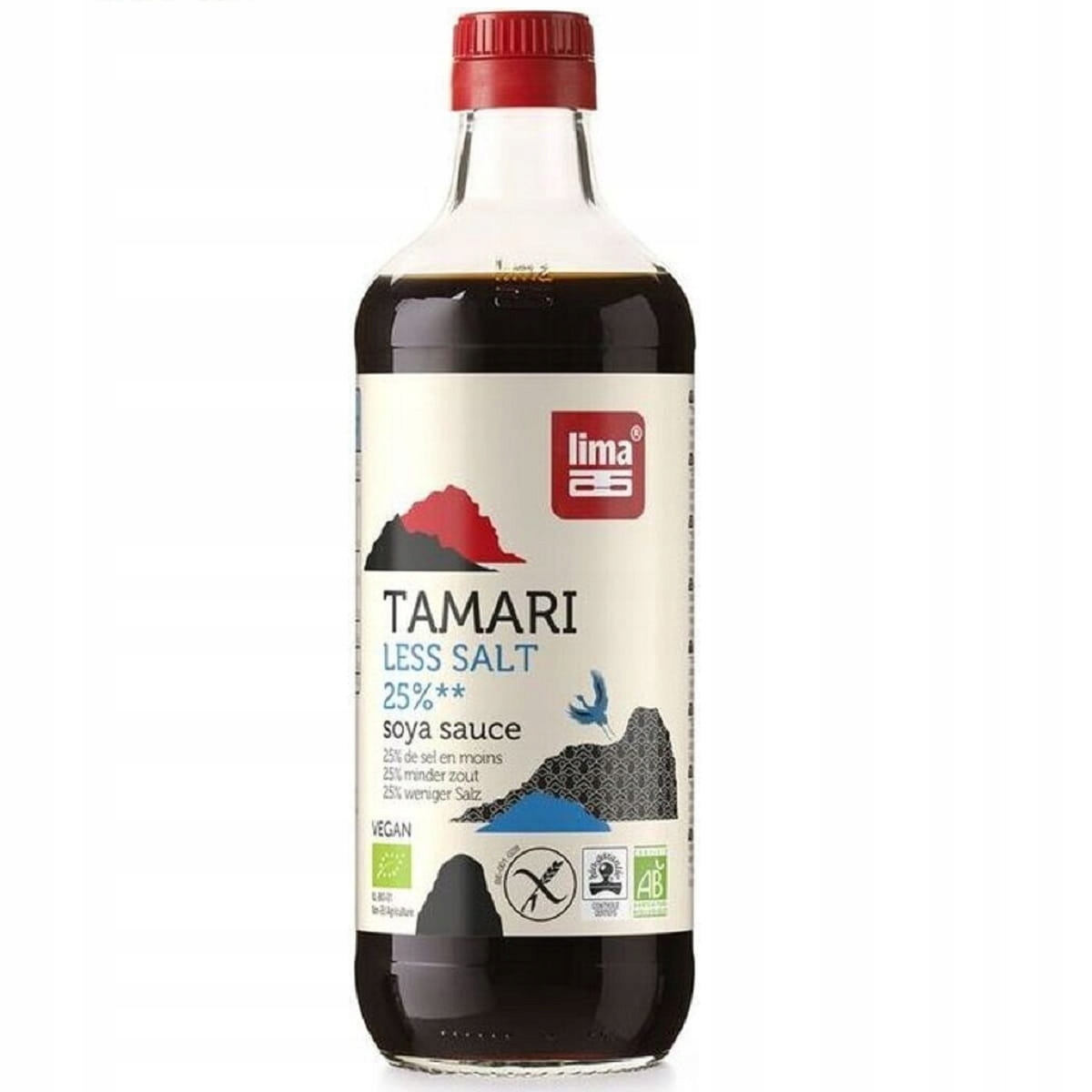 Levně Sójová Omáčka Tamari 50 % Méně Soli Bezlepková Bio 500 ml Lima