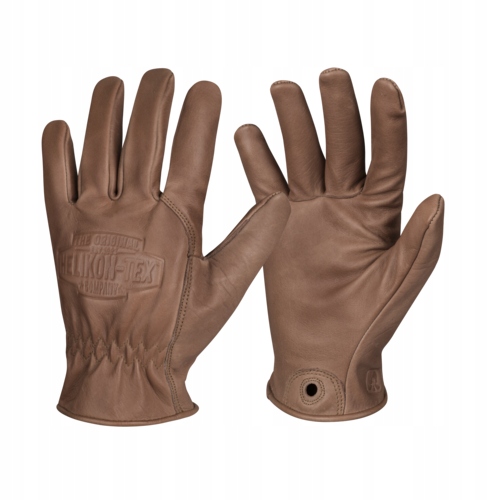 Helikon-Tex Lumber Kožené Rukavice Pracovní Outdoor U.s. Brown velikost XL