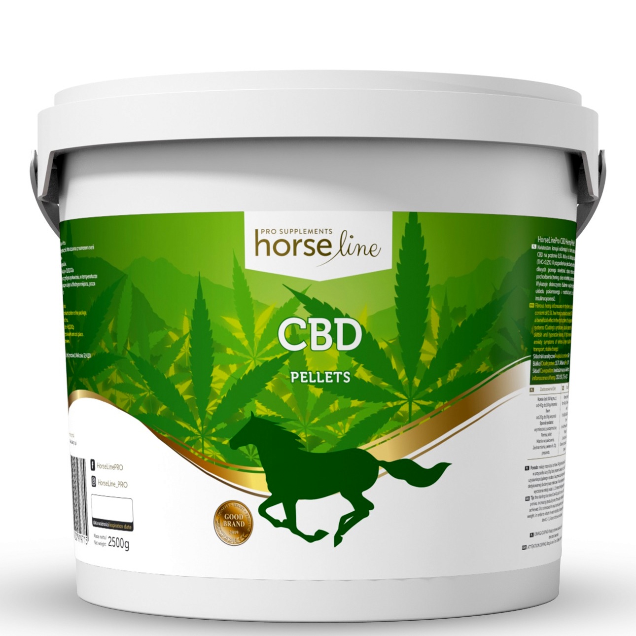 

HorseLinePRO Cbd dla koni 2500 g Na Stres